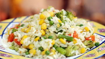 Рецепт Гарнира из басмати и овощей