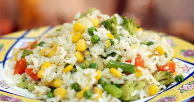 Рецепт Гарнира из басмати и овощей