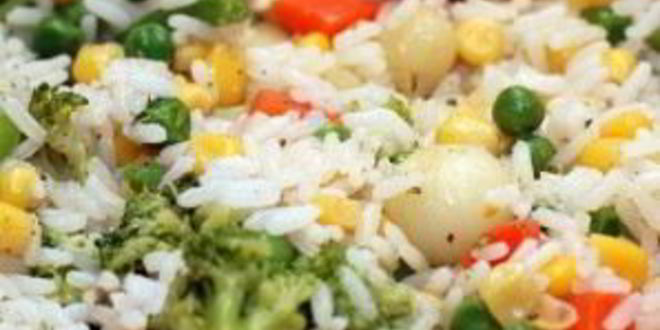 Рецепт гарнира из басмати и овощей