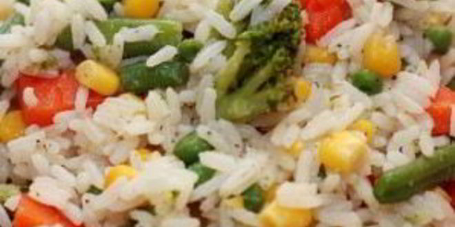 Рецепт гарнира из басмати и овощей