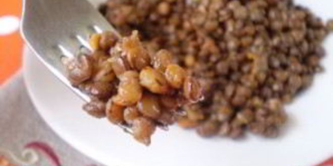 Рецепт гарнира из чечевицы