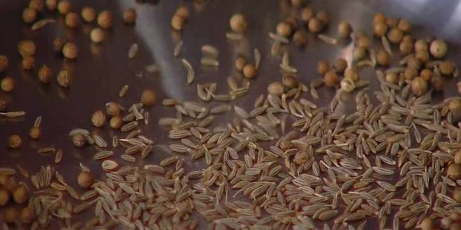 Рецепт ароматной чечевицы со шпинатом и йогуртом