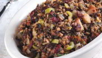 Рецепт Дикого риса с яблоками, сельдереем и сухофруктами