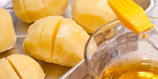 Рецепт картофеля гармошкой