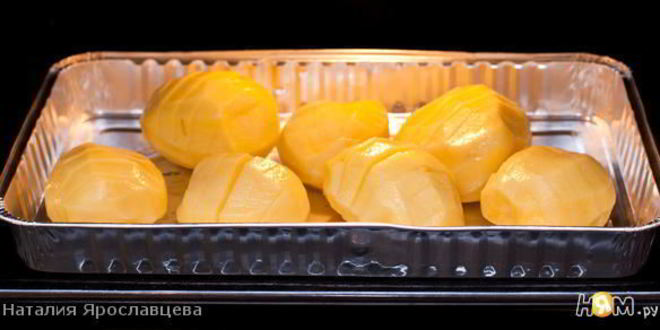 Рецепт картофеля гармошкой