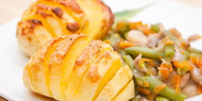 Рецепт картофеля гармошкой