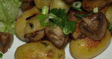 Рецепт Картофеля по-деревенски с грибами