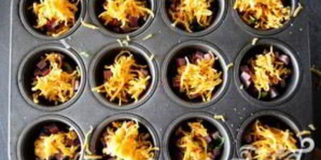 Рецепт картофеля с сыром и зеленым луком