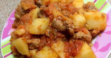 Рецепт Картофеля со свининой в мультиварке