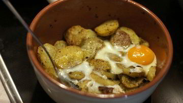 Рецепт Картофеля в духовке с яйцом