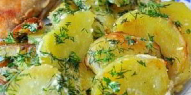 Рецепт картофеля в сливках