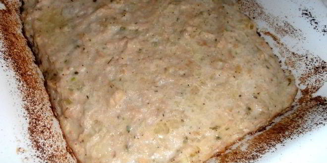 Рецепт картофельной шапки на курином фарше