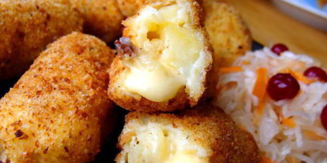 Рецепт картофельных крокетов с начинкой