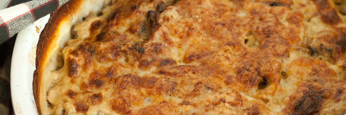 Рецепт Картошки с грибами в духовке