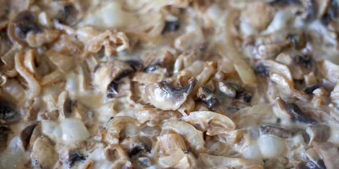 Рецепт картошки с грибами в духовке