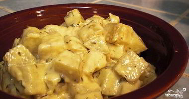 Рецепт Картошки в духовке под соусом