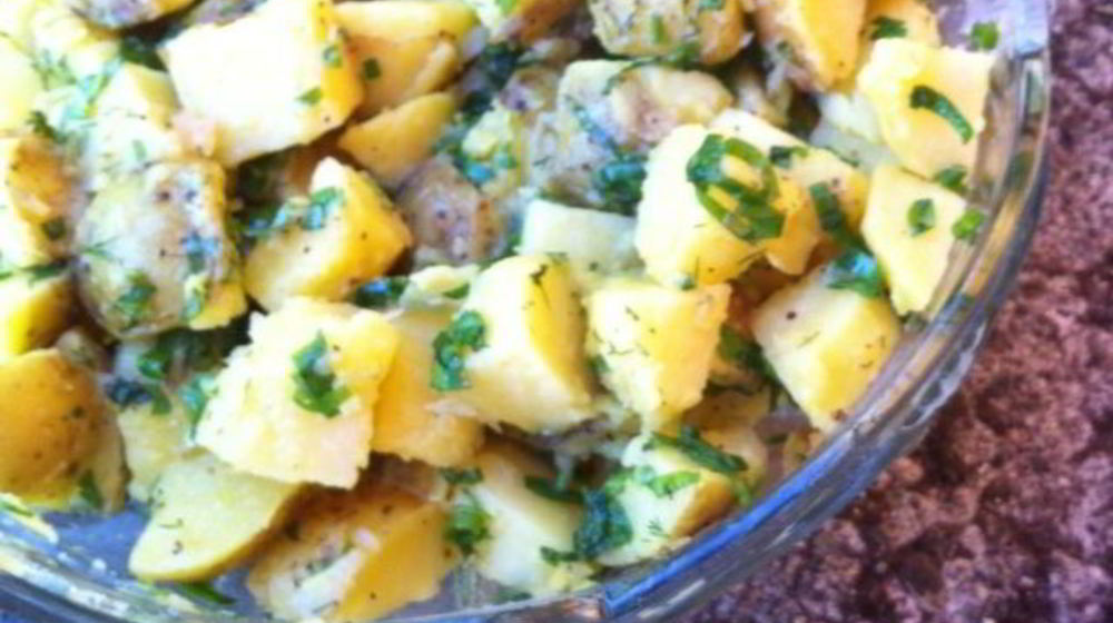 Как приготовить молодой картофель по-французски