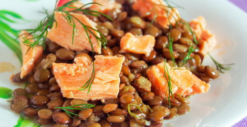 Рецепт ароматную чечевицу со шпинатом и йогуртом