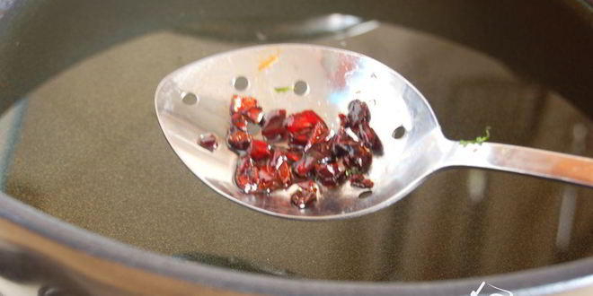 Рецепт острой чечевицы с лососем