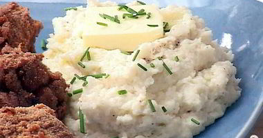 Рецепт Пюре из цветной капусты с чесноком и пармезаном