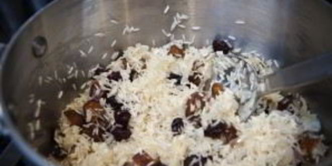 Рецепт риса с финиками