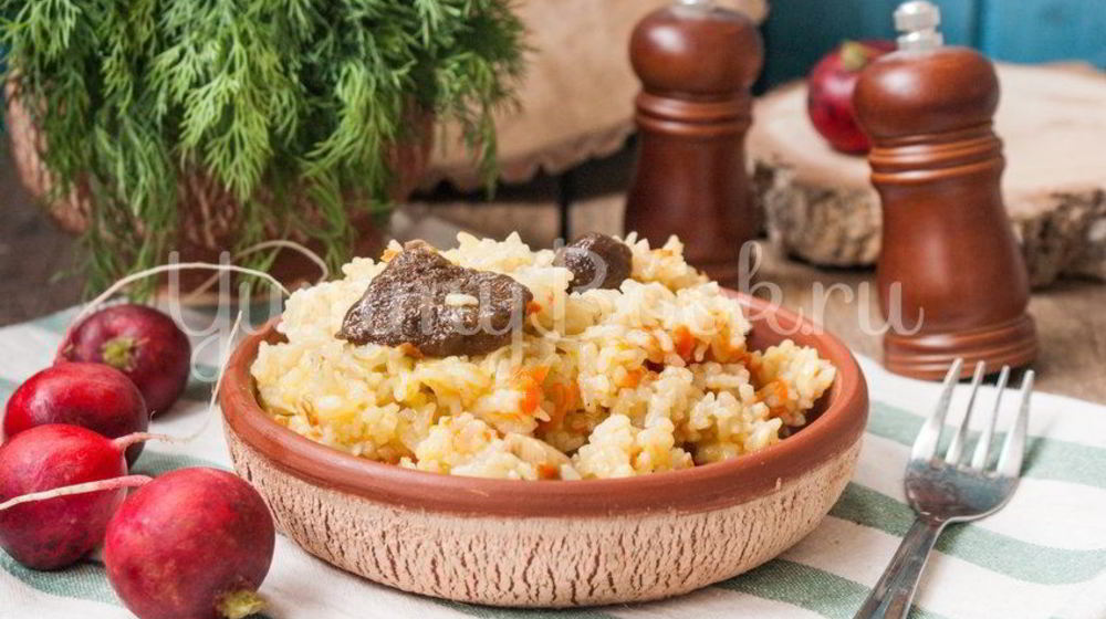 Как приготовить рис с лесными грибами в мультиварке