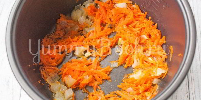 Рецепт риса с лесными грибами в мультиварке