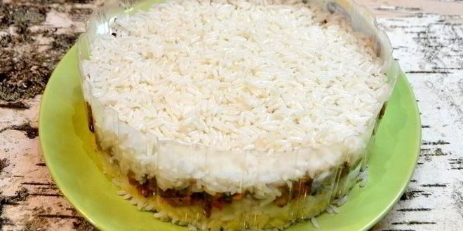 Рецепт риса с лесными лисичками