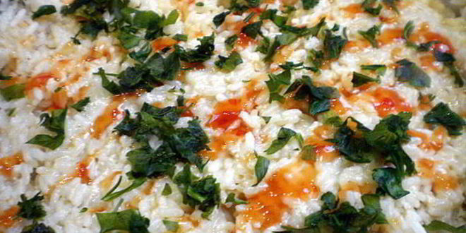 Рецепт риса с яйцом и сладким соусом чили