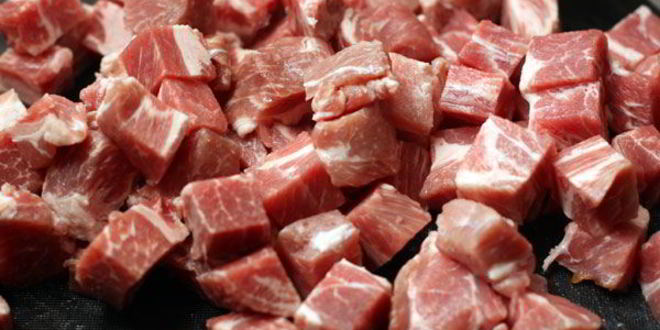 Рецепт риса со свининой, овощами и омлетом