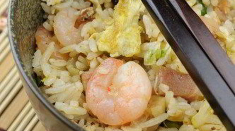 Как приготовить сладкий рис с креветками и салатной смесью афиша-еда