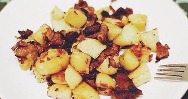 Рецепт Жареного картофеля с лисичками