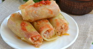 Рецепт Голубцов, фаршированных мясом и рисом