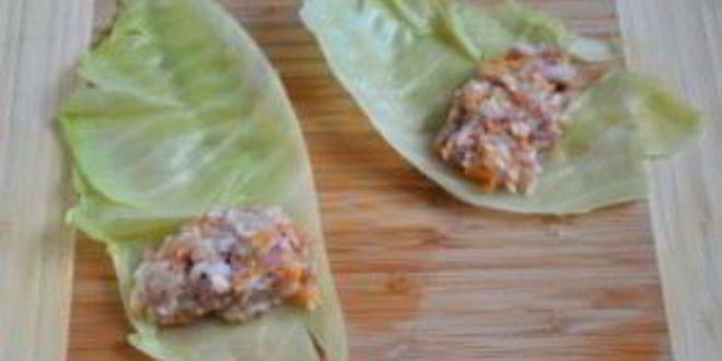 Рецепт голубцов, фаршированных мясом и рисом