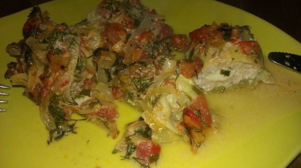 Как приготовить голубцы с курицей и сыром