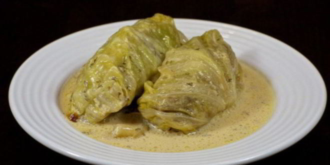 Рецепт голубцов в сметанном соусе