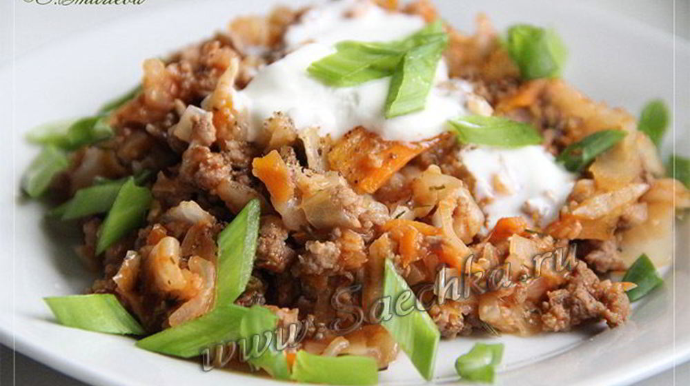 Как приготовить ленивые голубцы