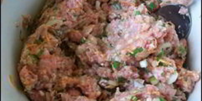 Рецепт мясной начинки для голубцов, фаршированного перца и кабачков