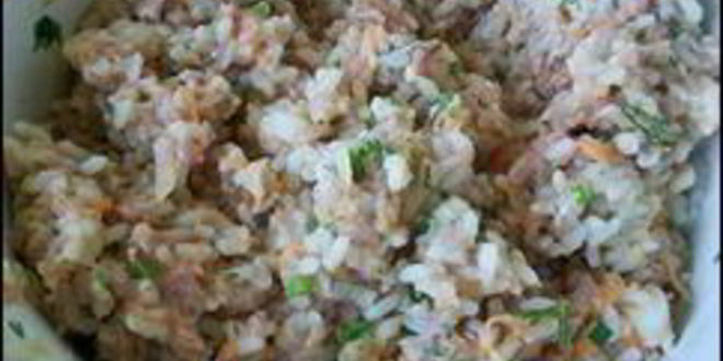 Рецепт мясной начинки для голубцов, фаршированного перца и кабачков