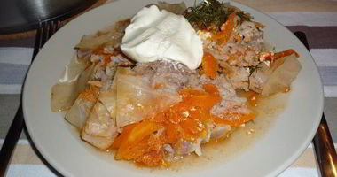 Рецепт По-настоящему ленивые голубцы