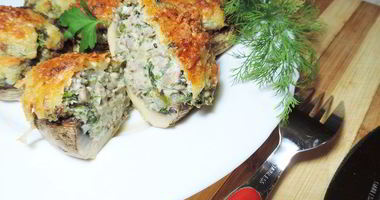 Рецепт Фаршированных шампиньонов Шик