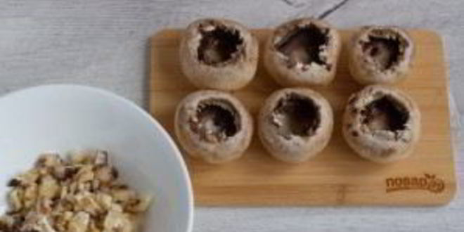 Рецепт фаршированных шампиньонов шикарных