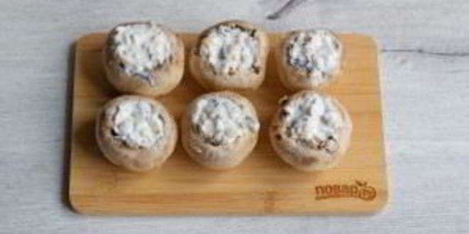 Рецепт фаршированных шампиньонов шикарных