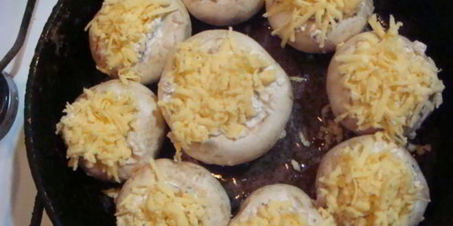 Рецепт фаршированных шампиньонов