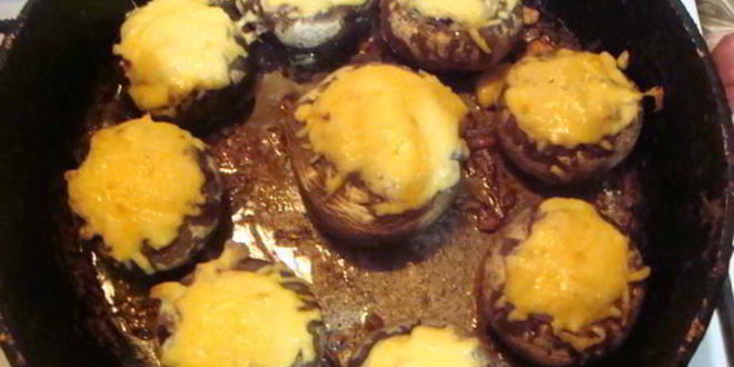 Рецепт фаршированных шампиньонов