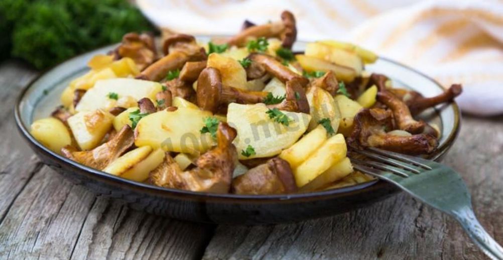 Рецепт лисичек, запеченных в фольге