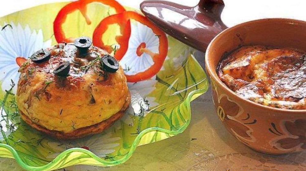 Как приготовить грибы с овощами в горшочках