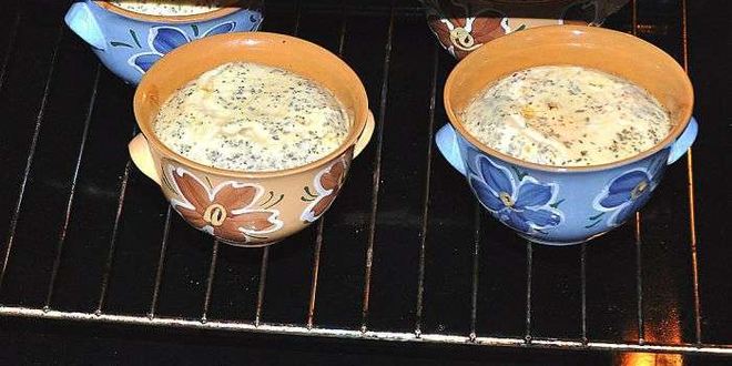 Рецепт грибов с овощами в горшочках