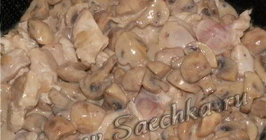 Рецепт Грибов в сыре