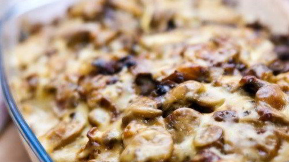 Как приготовить грибов, запеченных с сыром